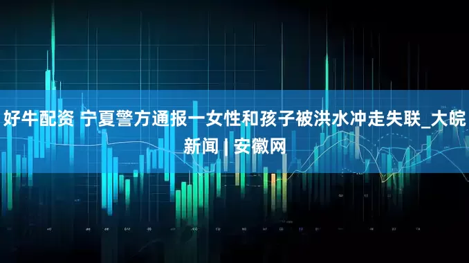 好牛配资 宁夏警方通报一女性和孩子被洪水冲走失联_大皖新闻 | 安徽网