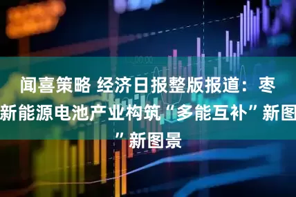 闻喜策略 经济日报整版报道：枣庄新能源电池产业构筑“多能互补”新图景