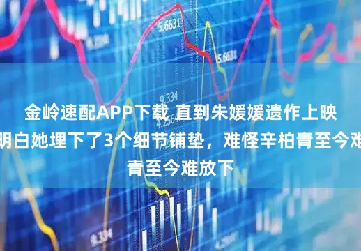 金岭速配APP下载 直到朱媛媛遗作上映，才明白她埋下了3个细节铺垫，难怪辛柏青至今难放下